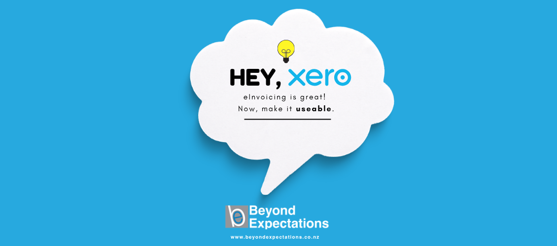 hey Xero, make eInvoicing useable